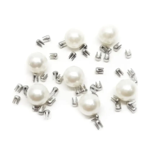 Перли прибивні 6 мм Молочні 100 шт
