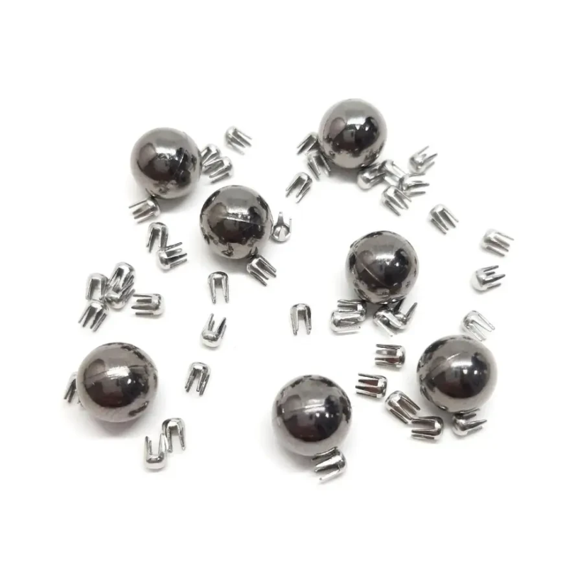 Перли прибивні 6 мм Темний Нікель 100 шт