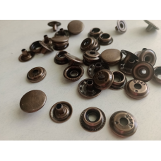 Кнопка Кіївська (Каппа) 15 мм Антик, 50 шт.