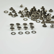 Люверс 5мм Нержавіючий Темний Нікель №3 50 шт