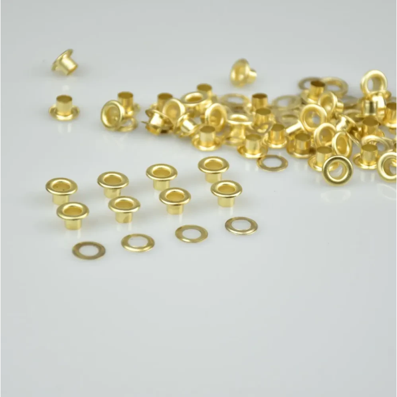 Люверс 5мм Нержавіючий Золото №3 50 шт