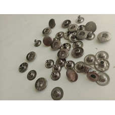 Кнопка ALFA 15 мм Темний Нікель 50 шт