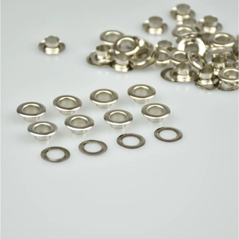 Люверс 6мм Нержавіючий Нікель №4 50 шт