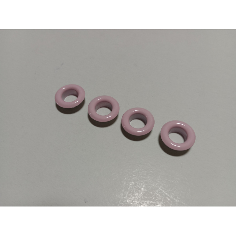 Люверс 8мм Нержавіючий Ніжно Рожевий (133) 50 шт