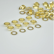 Люверс 6мм Нержавіючий Золото №4 50 шт