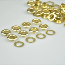 Люверс 8мм Нержавіючий Золото №5 50 шт