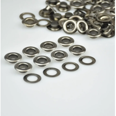 Люверс 10мм Нержавіючий Темний Нікель №24 50 шт