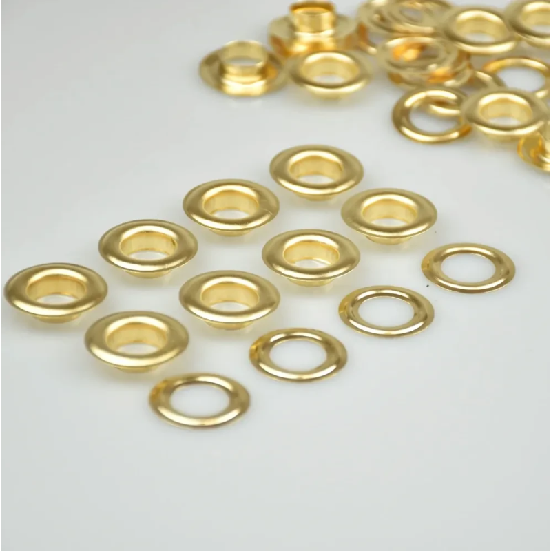 Люверс 10мм Нержавіючий Золото №24 50 шт