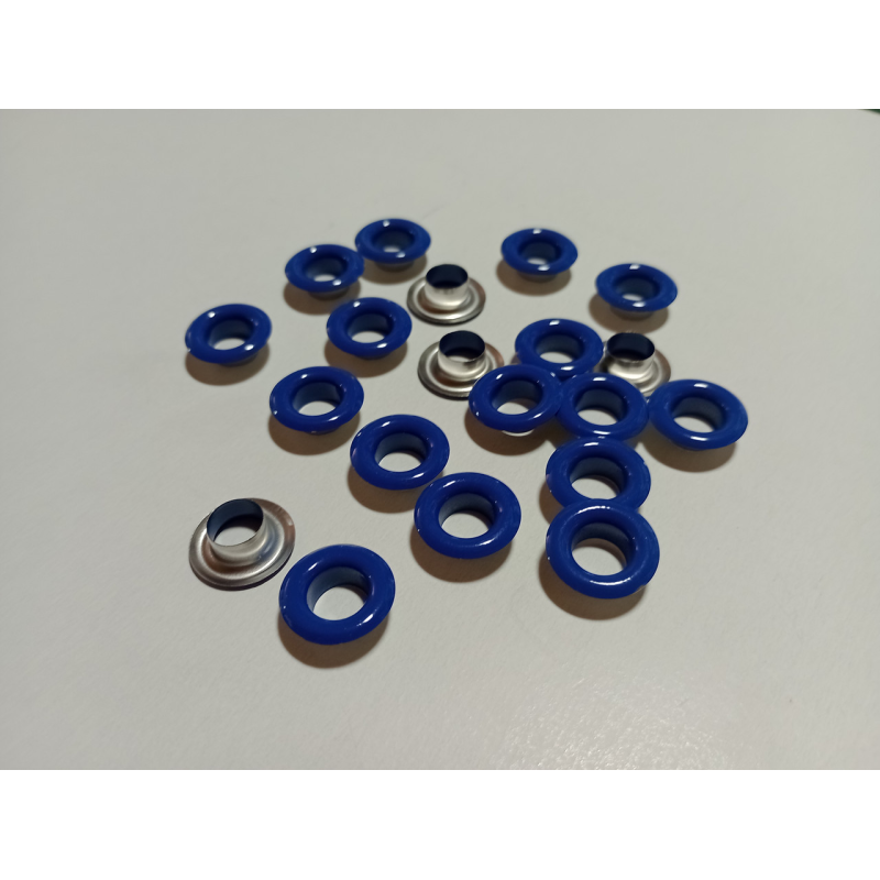 Люверс 8мм Нержавіючий Темно синій 50 шт