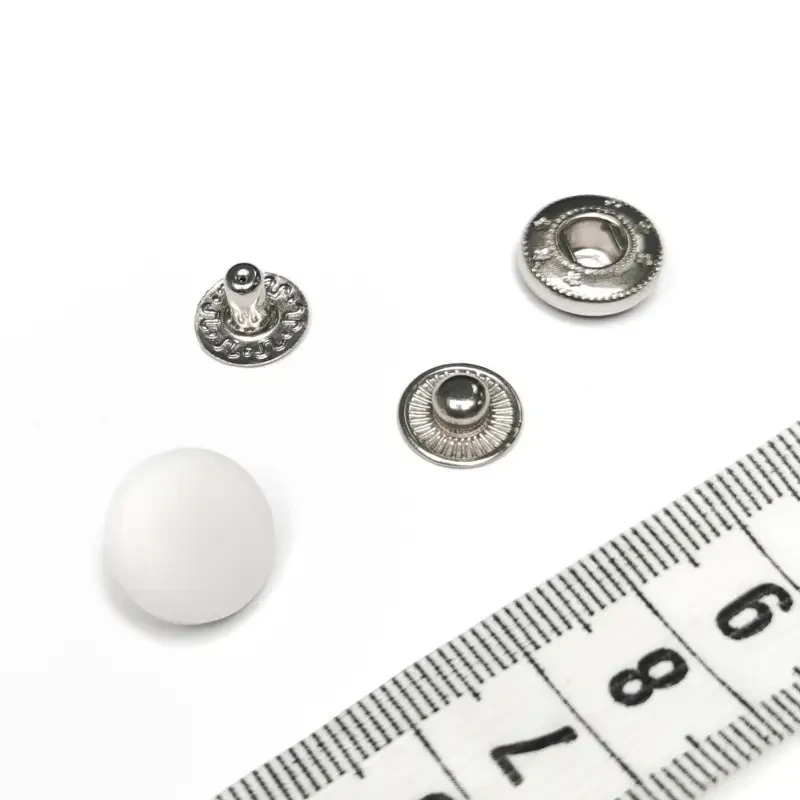 Кнопки пластикові 12.5 мм Білі, 50 шт