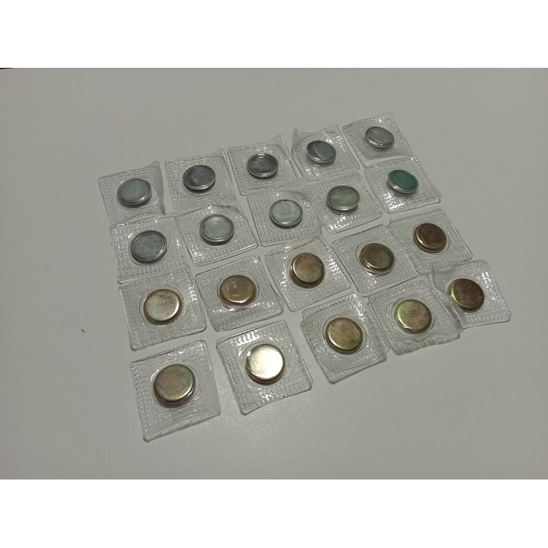 Кнопка магнітна потайна в чохлі 15мм (10 пар)