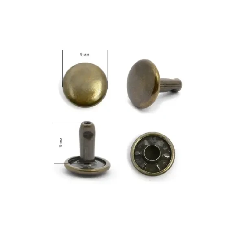 Хольнітен 9 мм двосторонній Антик 100 шт