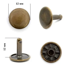 Хольнітен 12 мм двосторонній , Антик 100 шт