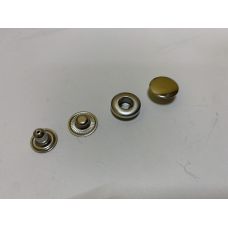 Кнопка Alfa 15 мм нержавіюча Нікель 50 шт