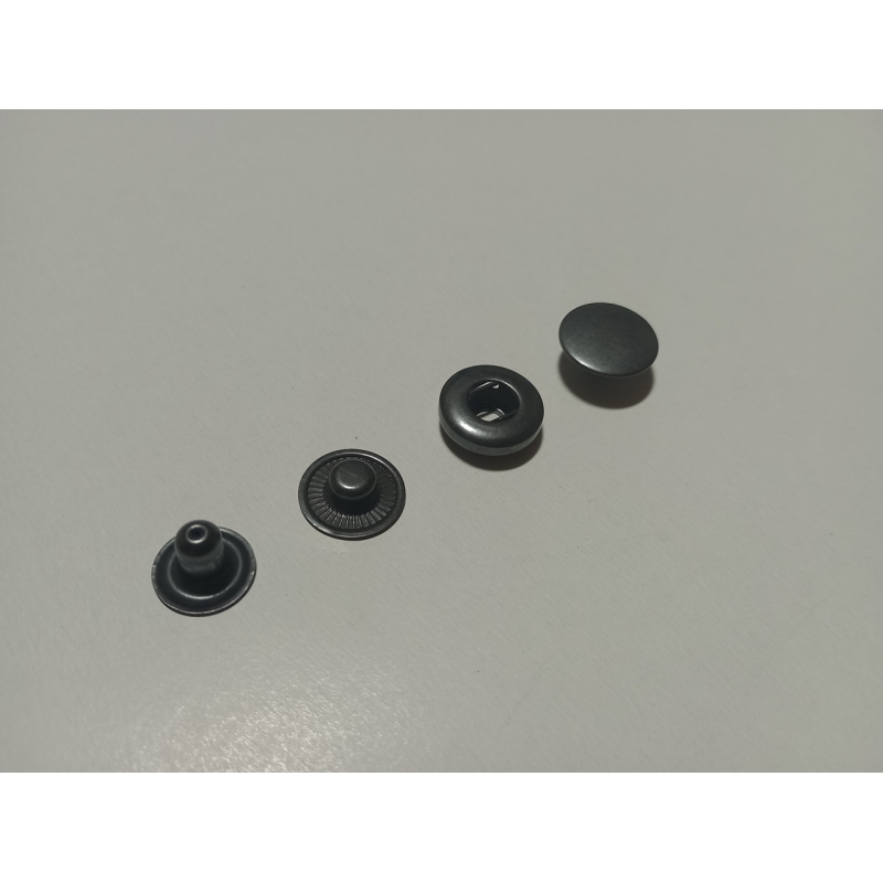 Кнопка Alfa 15 мм нержавіюча Оксид 50 шт