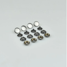 Кнопка Київська (Каппа) 15 мм (Нержавіюча) Темний Нікель 50 шт