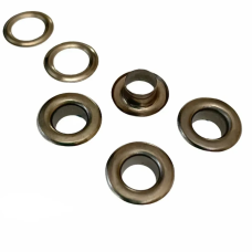 Люверс 10мм Темний Нікель №24 50 шт