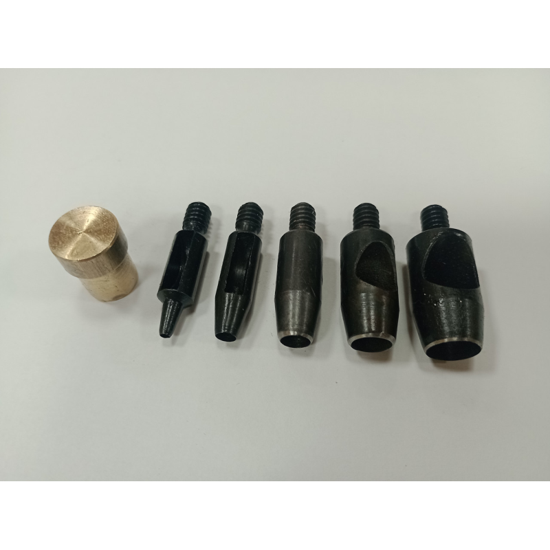 Набір пробійників під турецький прес (2мм, 4мм, 6мм, 8мм, 10мм)