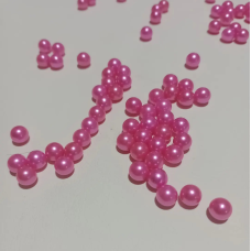 Перли прибивні 6 мм Ніжно  Рожевий 100 шт
