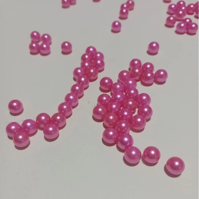 Перли прибивні 6 мм Ніжно  Рожевий 100 шт