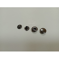 Кнопка Alfa 10 мм Нержавіюча Темний  Нікель 50 шт