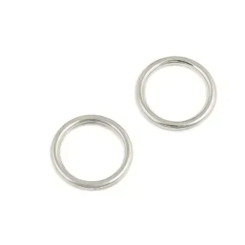 Кільце для бретелів 10 мм метал Нікель 50 шт