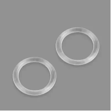 Кільце для бретелів 10 мм пластик Прозорий 50 шт