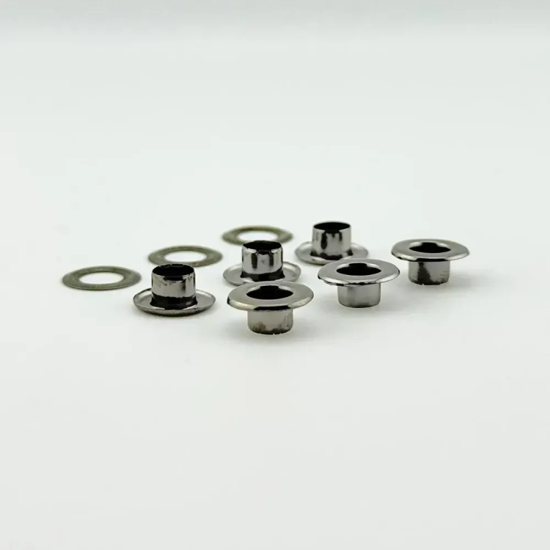 Люверс 5мм плоский Нержавіючий Темний Нікель №3 50 шт