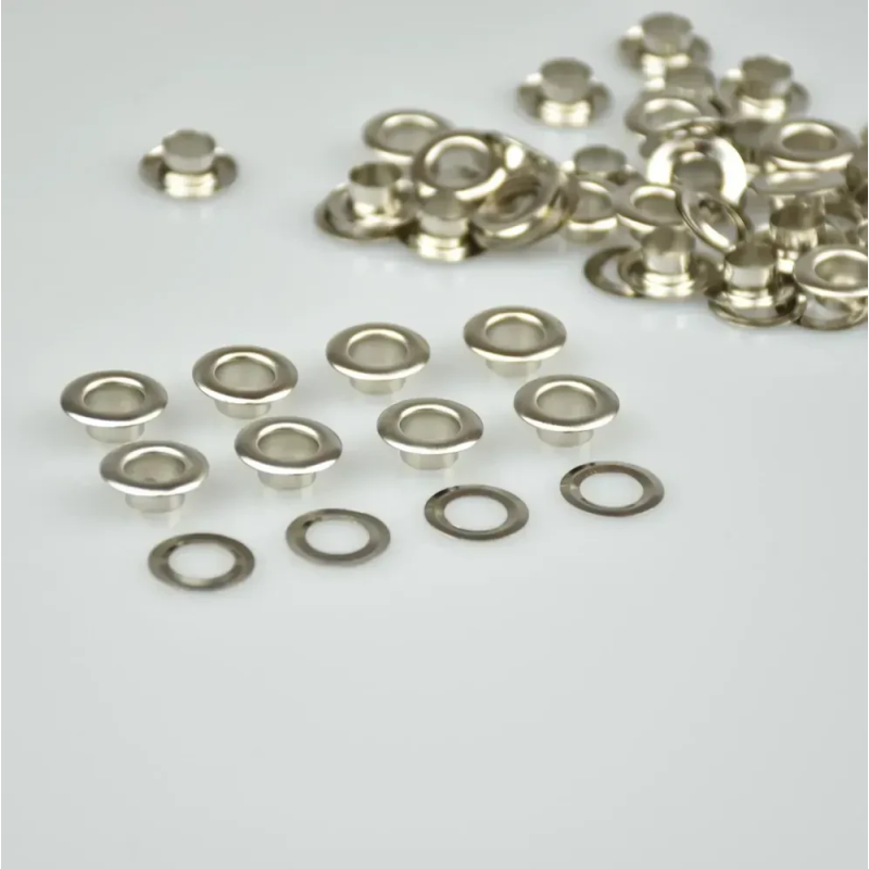 Люверс 6мм Нержавіючий Нікель №4 50 шт