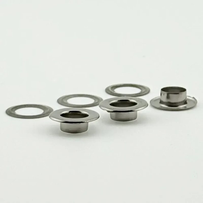 Люверс 8мм плоский Нержавіючий Темний Нікель №5 50 шт