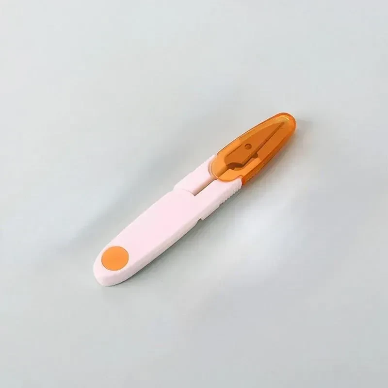 Ниткорізувач з ковпачком пластиковий корпус 11,7х1,9 см (Помаранчевий)