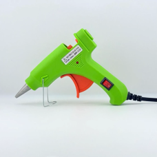 Клейовий пістолет для рукоділля Салатовий під стрижні 7 мм