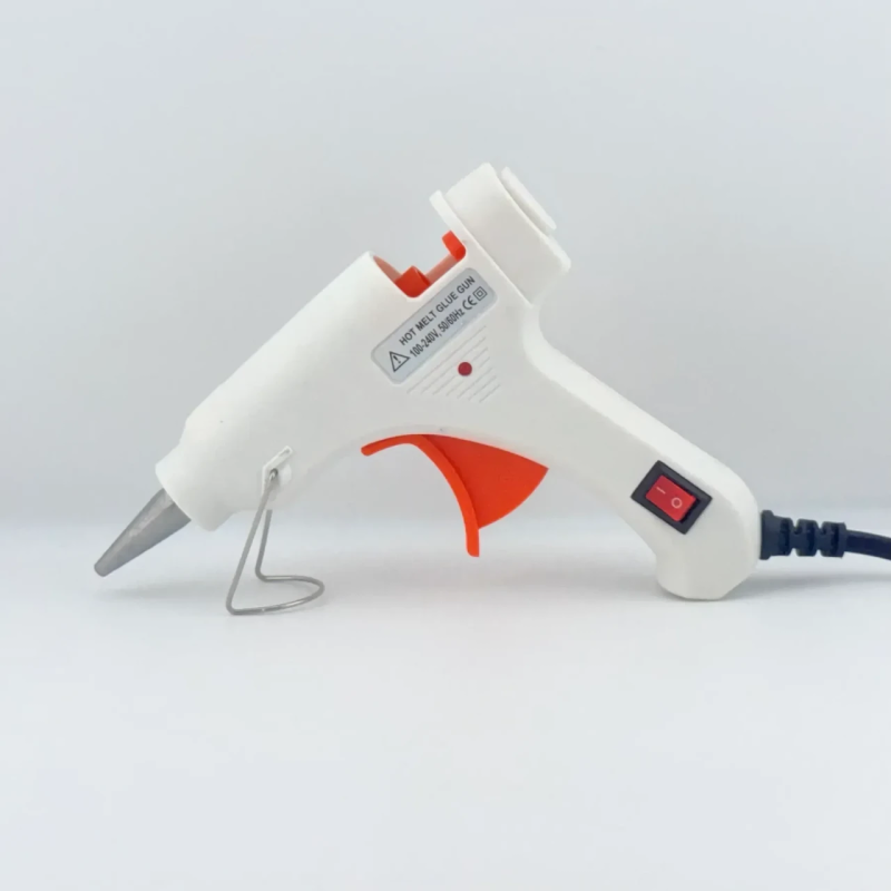 Гарячий клей пістолет Білий для стрижнів 7 мм