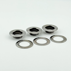 Люверс 16 мм Темний Нікель №30 50 шт