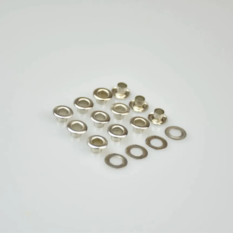 Люверс 4мм Нержавіючий Нікель №2 50 шт